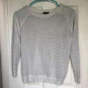 White sparkle sweater